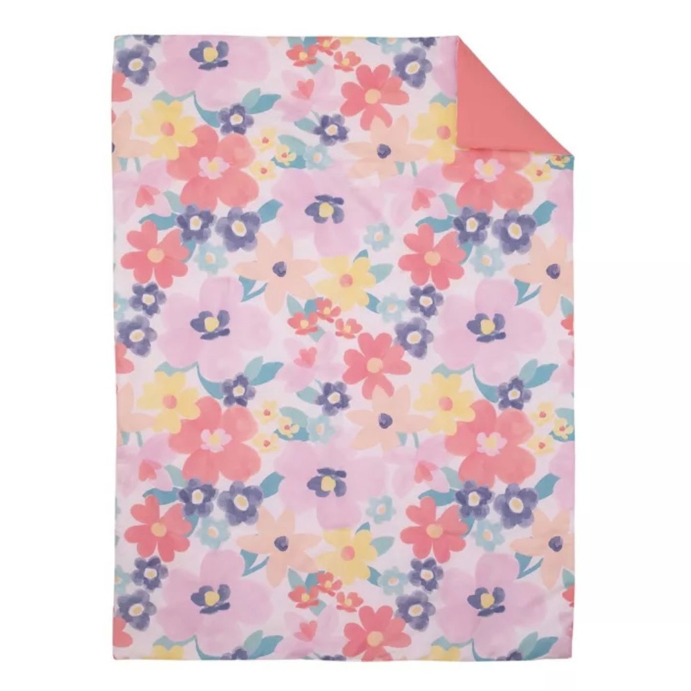 Carter's Pink, Floral 4pc Toddler Bed Set - Picture 2 of 4